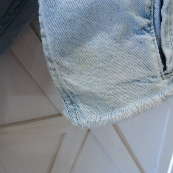 Free People Baja Mixed Media Hooded Denim Jacket - Picture 8 of 8